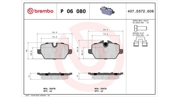 MAGNETI MARELLI Комплект тормозных колодок, дисковый тормоз 363700406080